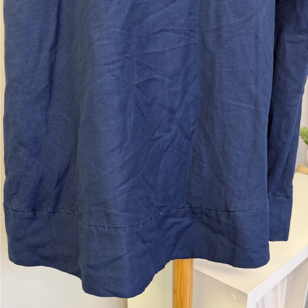 Banana Republic Navy Blue Line. Blend Skirt Size 10 - Picture 5 of 6